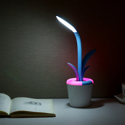 Modern Plant-Shaped LED Desk Lamp