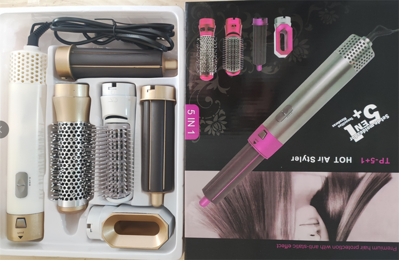 5-in-1 Hot Air Styler: Curl & Straighten