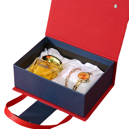 Luxury Watch, Lipstick, and Perfume Gift Set