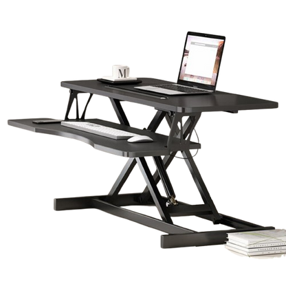 32-Inch Height Adjustable Desk Converter – Sit-to-Stand Workstation