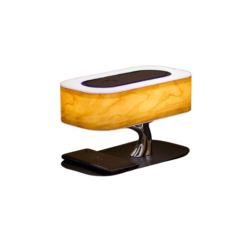 Luxury Smart Tree Lamp – Bluetooth Speaker, Wireless Charging & Dimmable Ambience