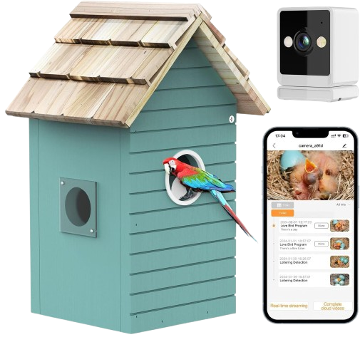 Smart Birdhouse Feeder with Camera