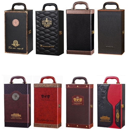 Red Wine Gift Box Tote