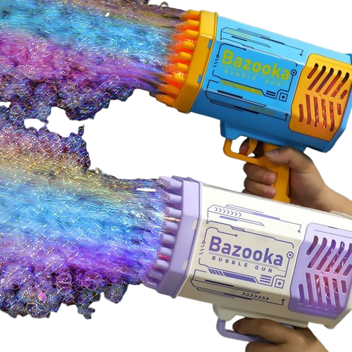 Rocket Bubble Blaster – 69-Hole Automatic Soap Bubble Machine