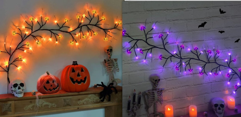 Cool Cartoon Willow Vine Halloween Lights