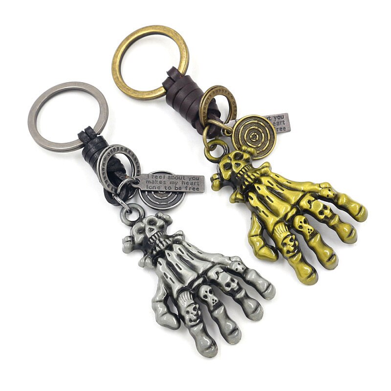 Zinc Alloy Ghost Hand Keychain