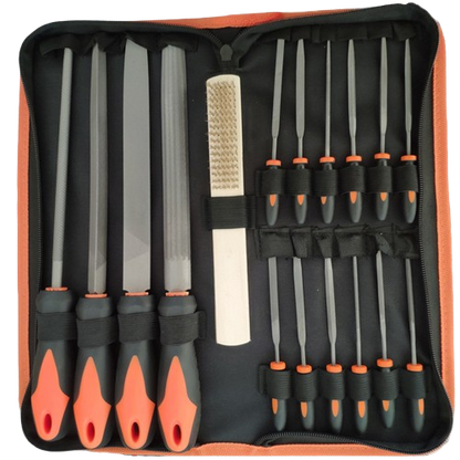 17-Piece Metal File and Polishing Set