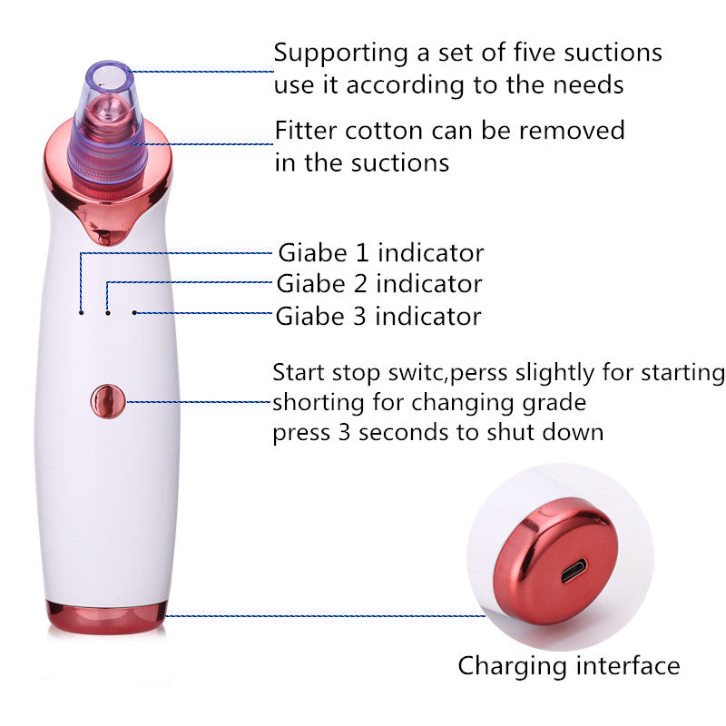 Pro Blackhead Vacuum: Deep Pore Cleansing Tool