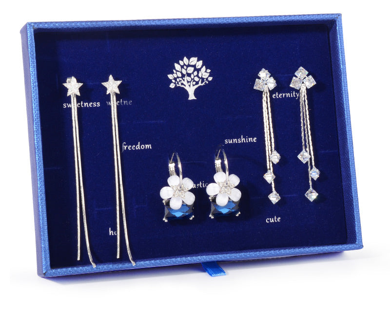 Trendy Tassel Earrings Gift Box