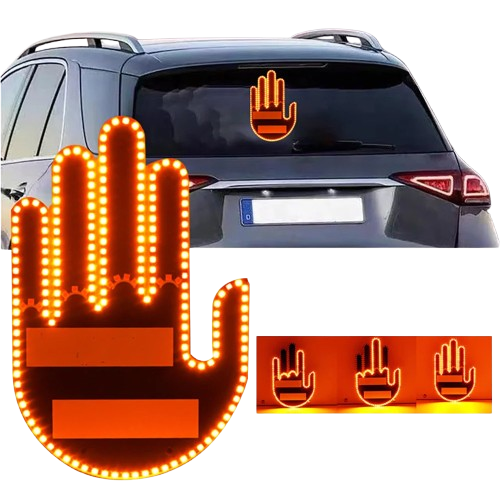 Remote Road Rage Gesture Lamp
