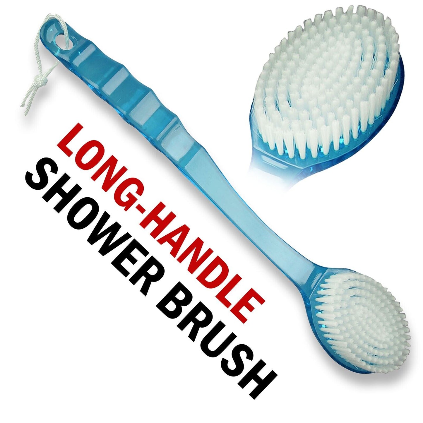 Long Handle Body Brush: Shower Exfoliation & Massage