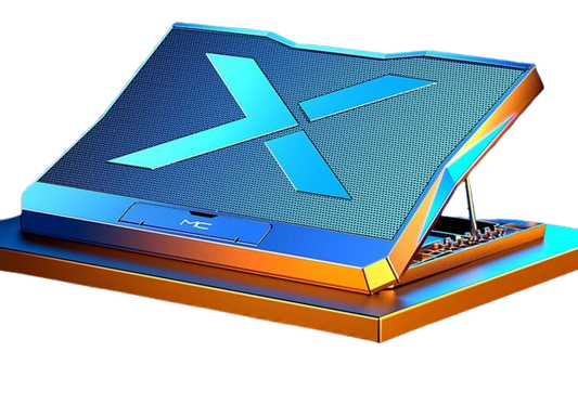 Foldable Laptop Cooling Stand with Radiator Design