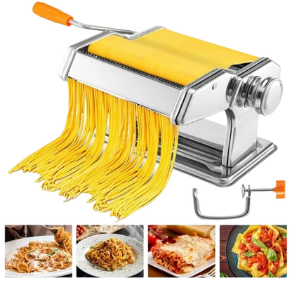 Manual Pasta Roller Machine – Fettuccine & Noodle Maker