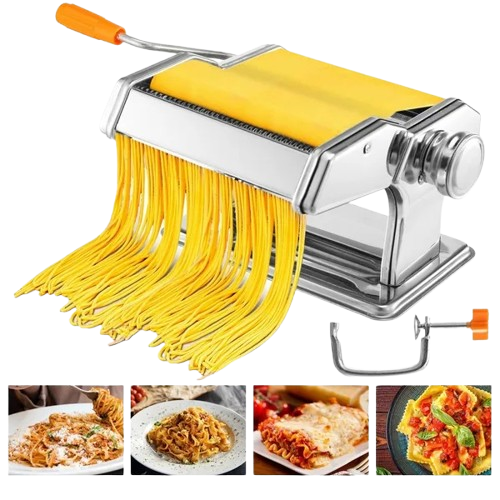 Manual Pasta Roller Machine – Fettuccine & Noodle Maker