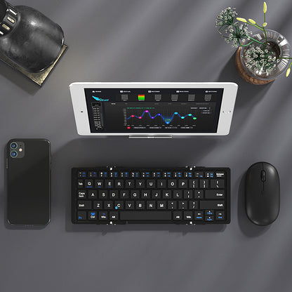 Mini Phone Keyboard for Mobile Gaming Via Bluetooth