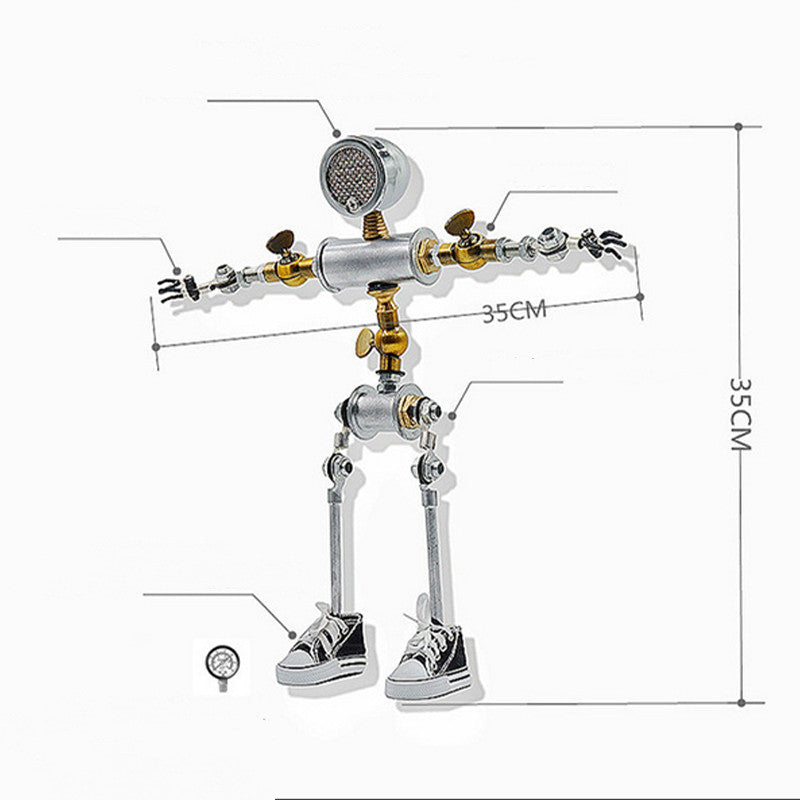 Creative Metal Robot Desk Lamp: Esports Desktop Gift