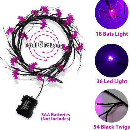 Cool Cartoon Willow Vine Halloween Lights